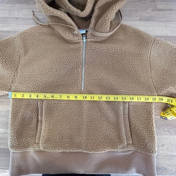 NWOT Club Monaco Teddy quarter zip hoodie size XS - Picture 11 of 14